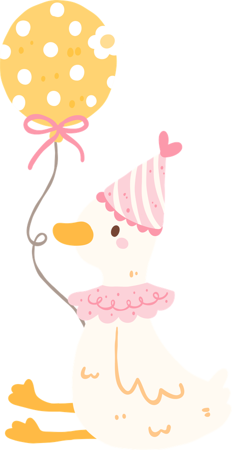 Gansinha com balão